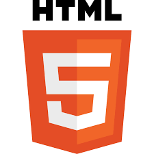 HTML5 logo in orange and white, symbolizing the structure and backbone of web development for modern, accessible websites.
